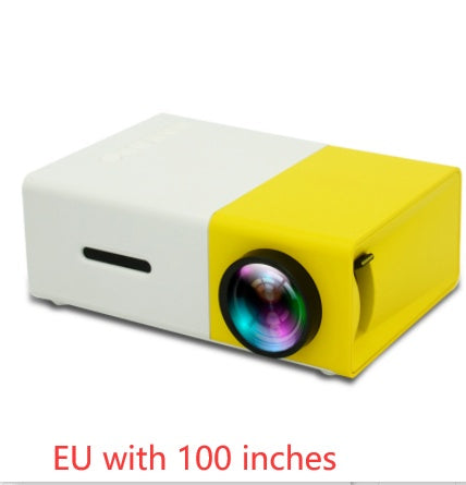 NEW Portable Projector 3D Hd Led Home Theater Cinema HDMI-compatible Usb Audio Projector Yg300 Mini Projector