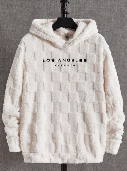 New Hooded Loose Sweater Lamb Wool Pullover Coat