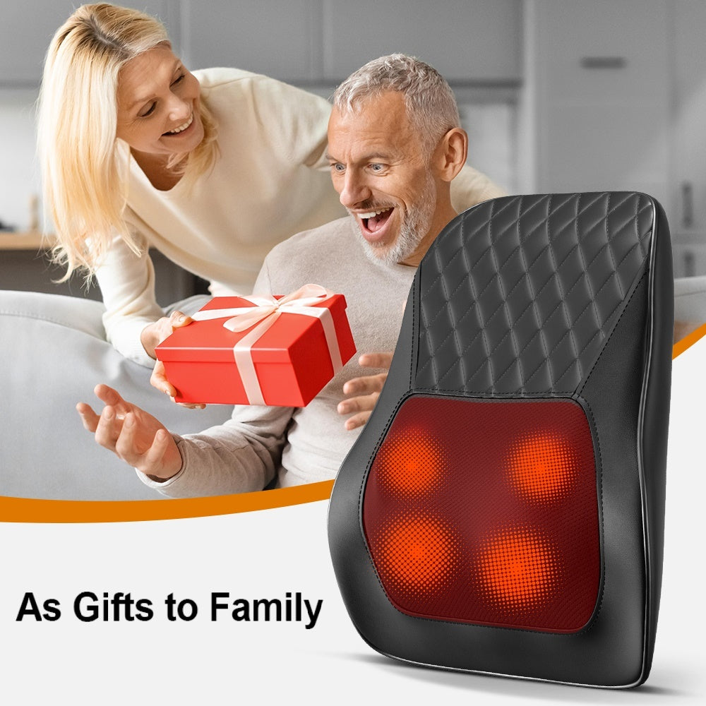 Waist &amp; Back Full Body Massager, Heated Massager For Back, Neck, Shoulders &amp; 3 Adjustments,