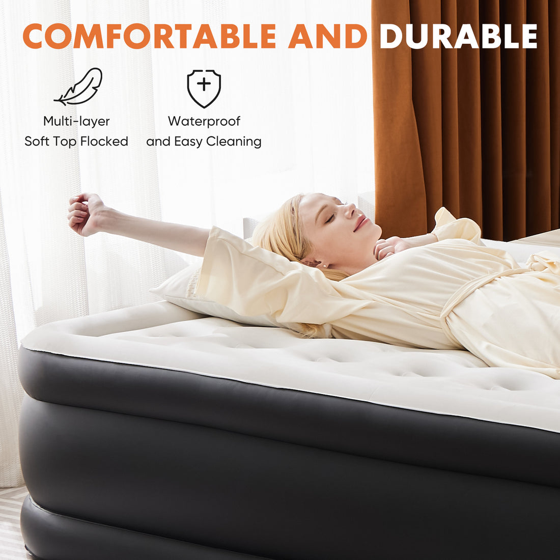 NEW 18 Inch Inflatable Mattress Air Bed