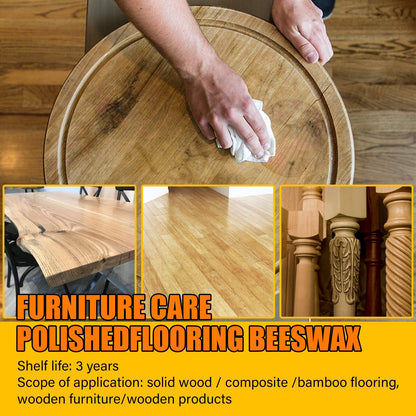 NEW Furniture Brightening Natural Beeswax Polishing Beeswax Waterproof Wear-resistant Wooden Floor Care Beeswax