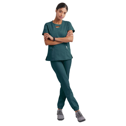 NEW Short Sleeve Hollow Work Clothes Hospital Operating Room Hand-washing Clothes Suit