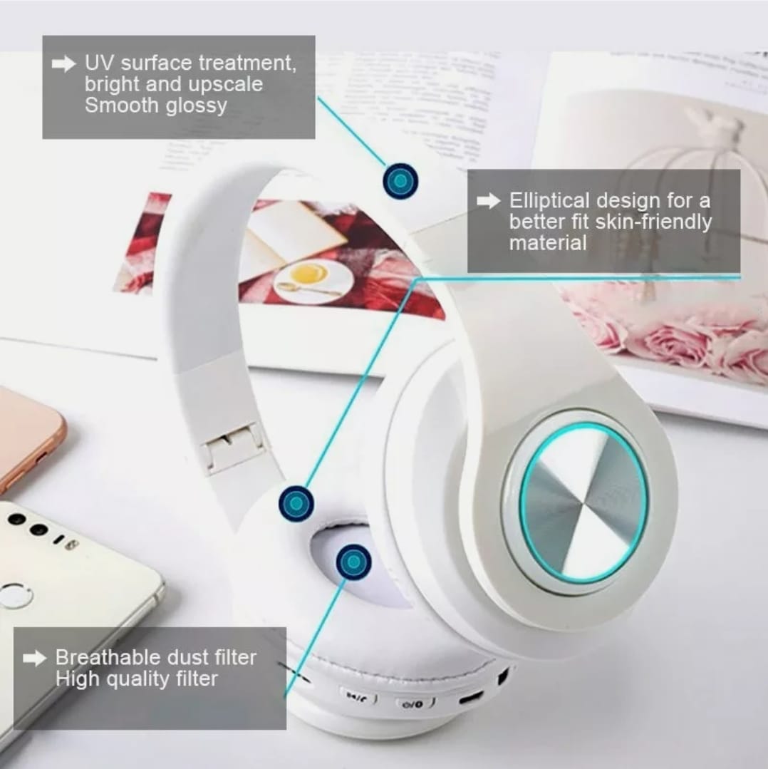 Auriculares Bluetooth que cambian de color