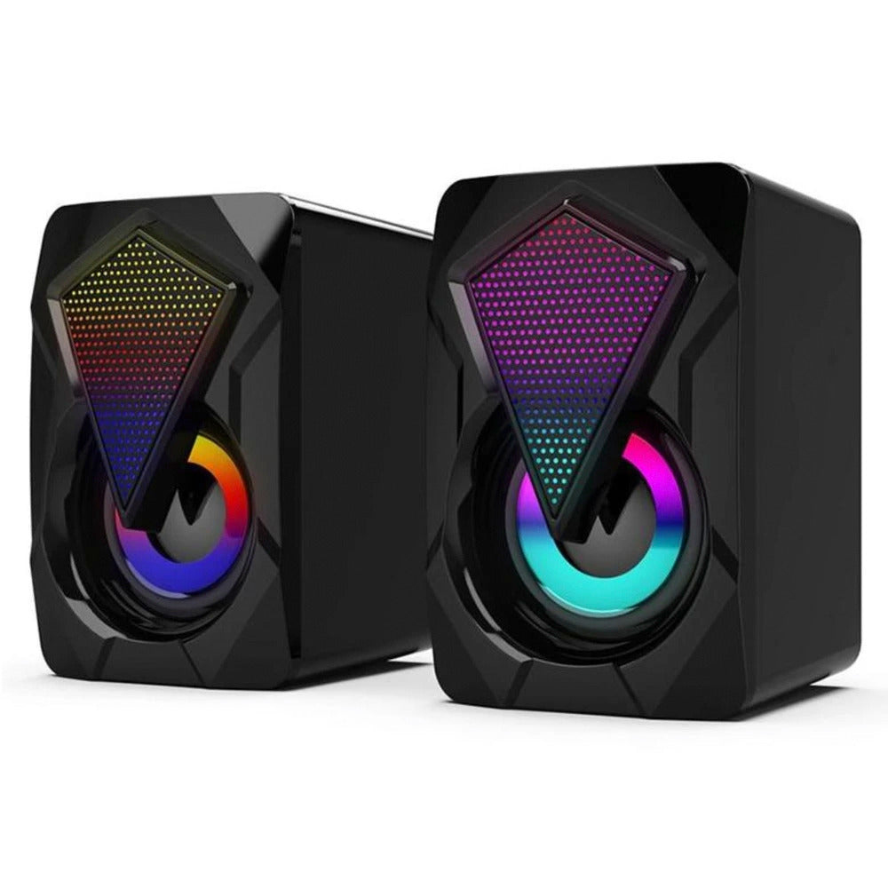 Dragon RGB Gaming Speakers – Powerful Bass, Colorful LED Sound System