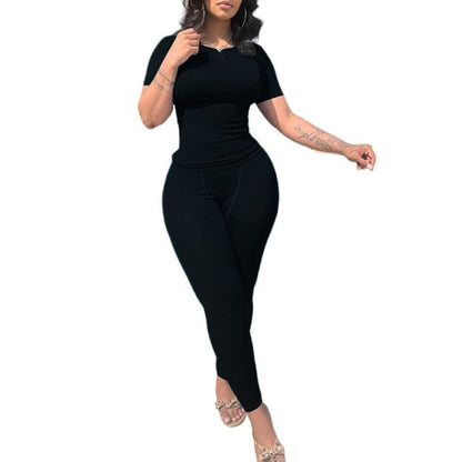 High Waist Tight Trousers Casual Suit - Jona store