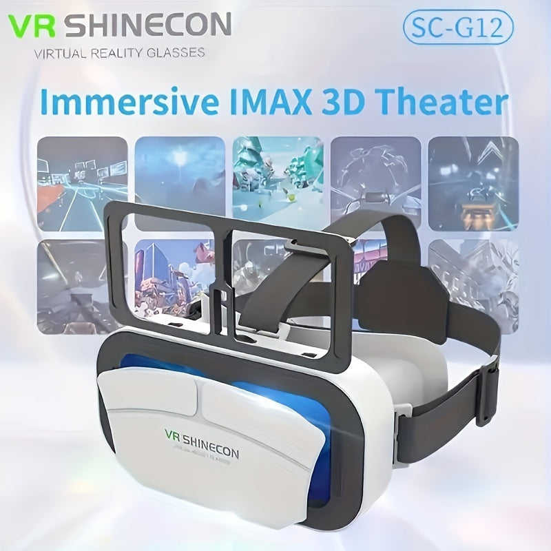 VR SHINECON SC-G12 virtual reality glasses with immersive IMAX 3D theater display