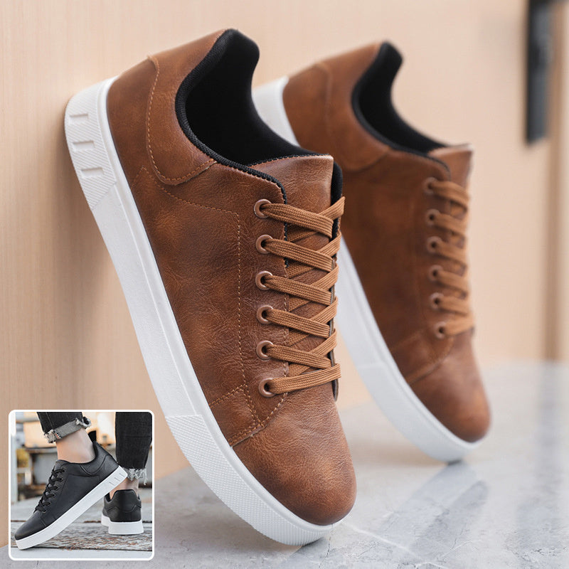NEW Lace-up Flat Shoes Men&