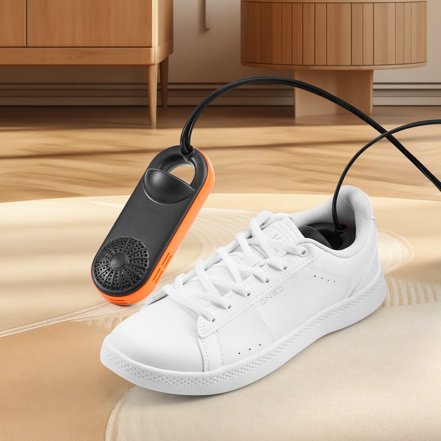 Electric Shoe Dryer with 360° Heating, Quick Drying & Odor Neutralizing, Portable Boot & Sneaker Dehumidifier