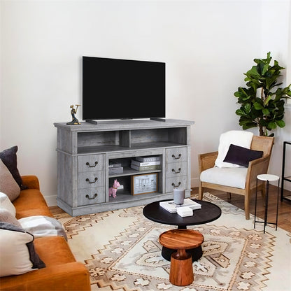 NEW Well-designed TV Cabinet Vintage Home Living Room Wood TV Stand For TVs Modern Entertainment Center Farmhouse TV Storage Cabinet