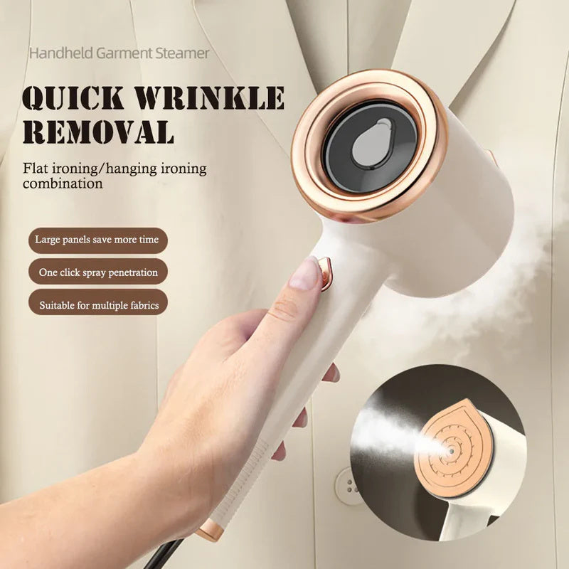 NEW Mini Portable Handheld Garment Steamer Fabric Steam Iron For Clothes Travel Home Appliances Vertical US Plug Ironing Machine