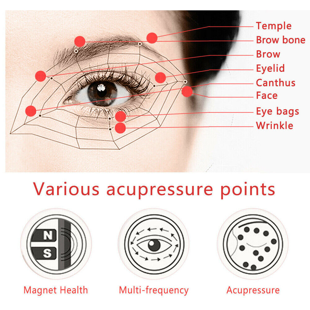 NEW Eye Massager For Migraines And Relaxation - Professional Eye Care Machine