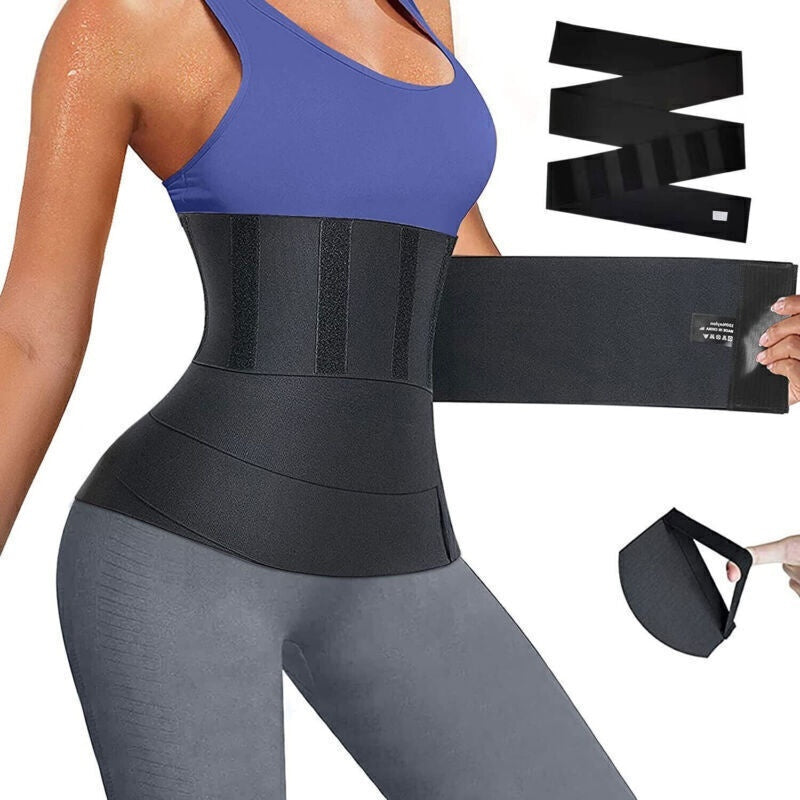 New Snatch Me Up Bandage Sweat Wrap Lumbar Waist Support