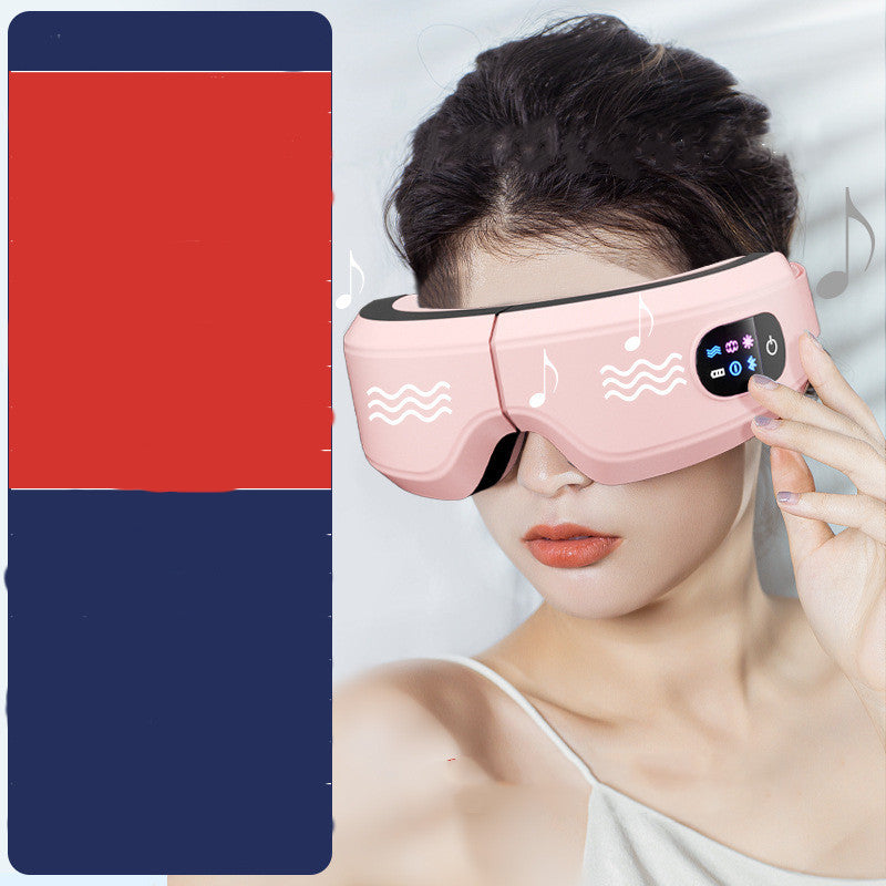 NEW Eye Massager Air Pressure Vibration Eye Protector Bluetooth Eye Massage Relax Migraines Relief Improve Sleep