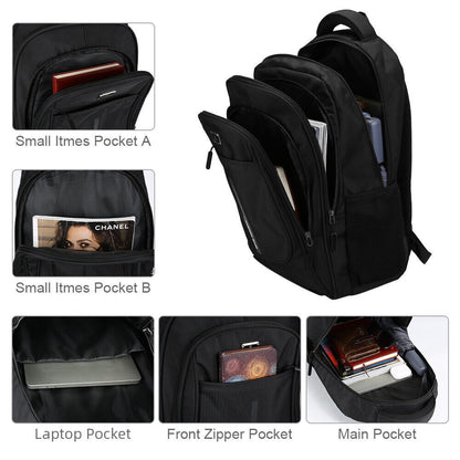 NEW Men Women Laptop Backpack 40L Large Waterproof Rucksack Travel School Bag