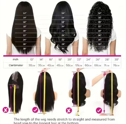 NEW Ready To Go   HD Lace Front Wigs Glueless Put-on Go Body Wave Wig Pre-Plucked Blend Human Hair Transparent Lace Color