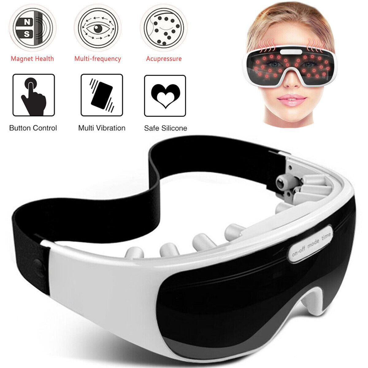 NEW Eye Massager For Migraines And Relaxation - Professional Eye Care Machine