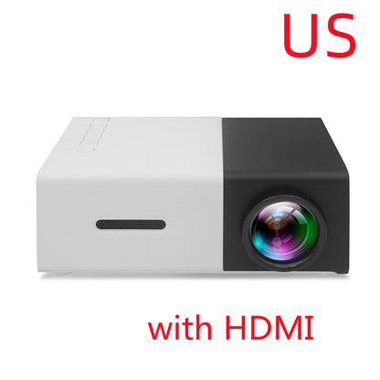 NEW Portable Projector 3D Hd Led Home Theater Cinema HDMI-compatible Usb Audio Projector Yg300 Mini Projector