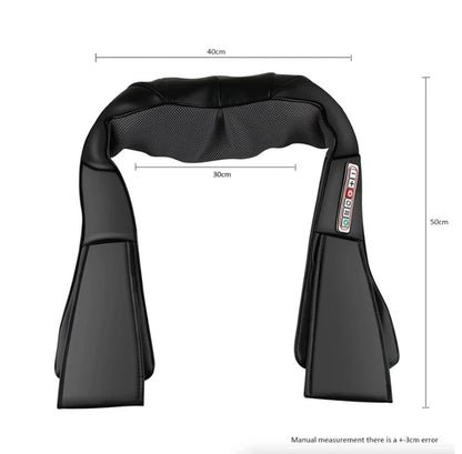 NEW Shiatsu Back Neck And Shoulder Massager With Heat Deep Tissue 3D Kneading Pillow