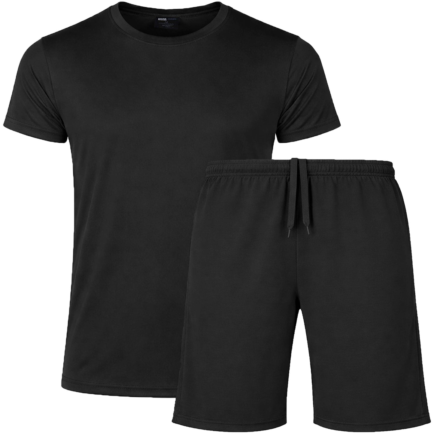 Men’s 2 Piece Athletic Tee & Short Active Set (S-3XL)