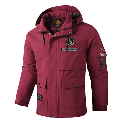 NEW Coat Foreign Trade Hooded Jacket Waterproof Hooded Outdoor