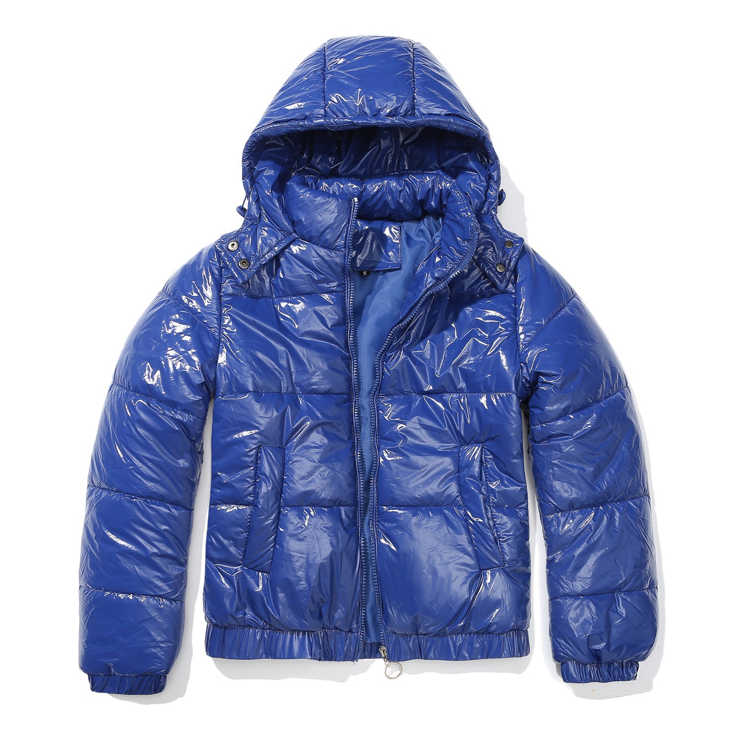 New Fall Winter Hooded Film Splash Proof Jacket Long-sleeved Cotton-padded Coat