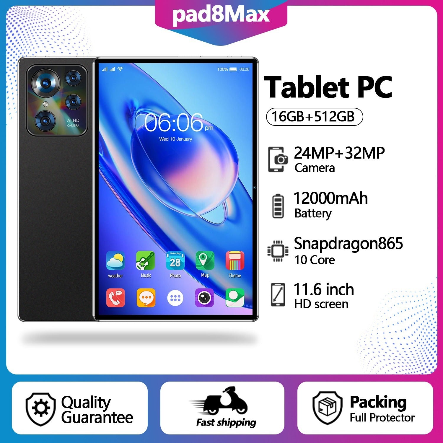NEW 10-inch Tablet PC Smart Call Google Edition