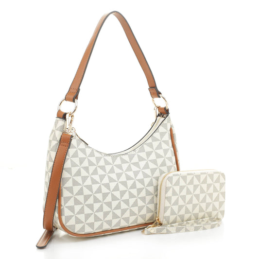 M20246 Geometric Monogram Designer Bag Set