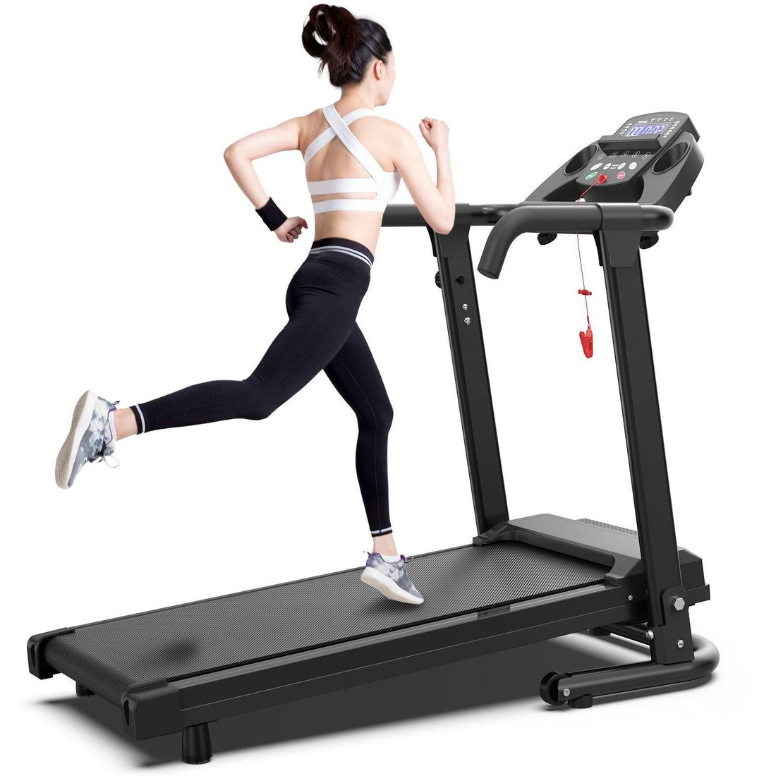 Home Use Foldable Portable 2.5HP Heavy - duty APP Controlled Fitness Walking Machine - JonaStore