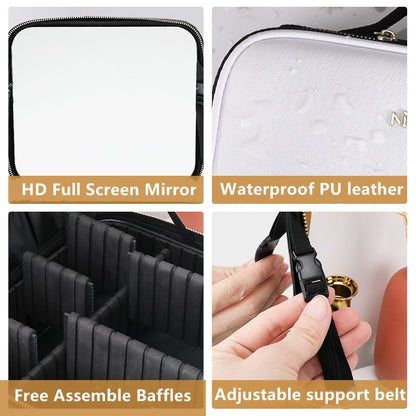 Smart  LED Cosmetic Mirror Case