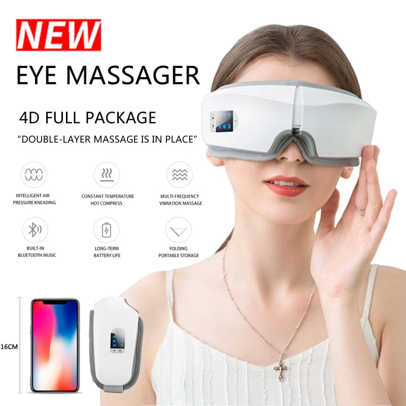 Masajeador inteligente para el cuidado de los ojos 4D