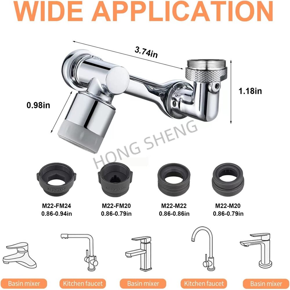 Rotation Kitchen Faucet Extender