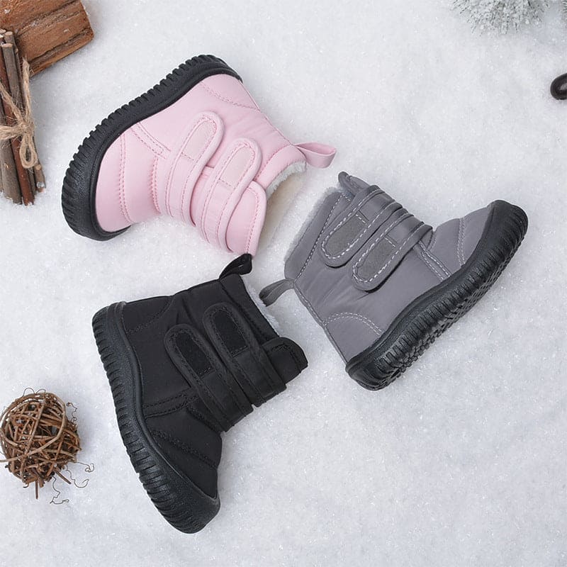 Warm Winter Velcro Snow Boots for Kids - JonaStore