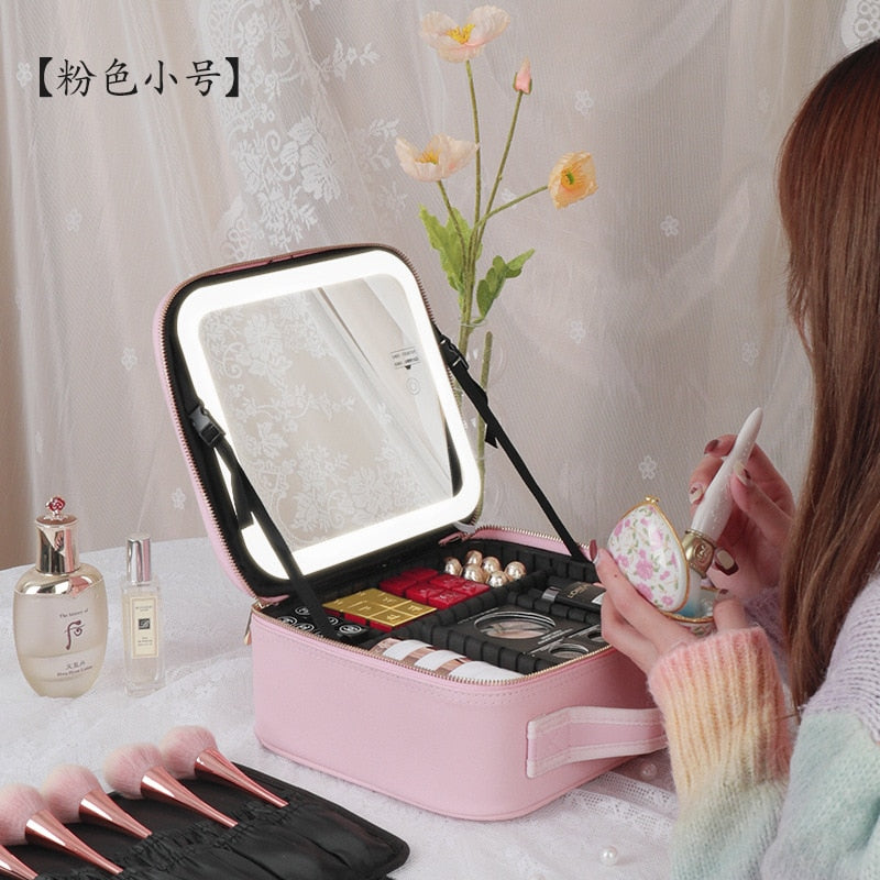 Smart  LED Cosmetic Mirror Case